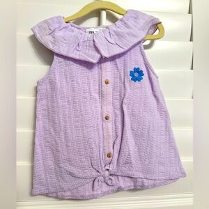 Purple Collared Tank